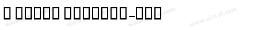X Elham Regular字体转换